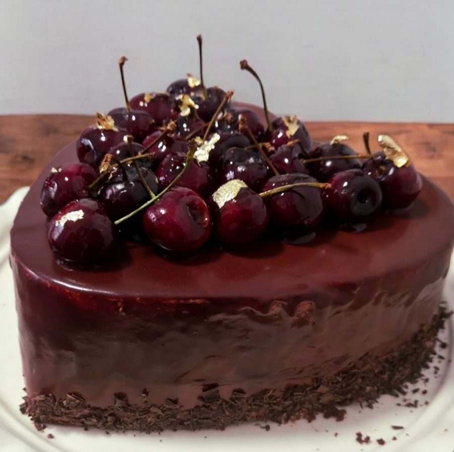 Black Forest mousse cake